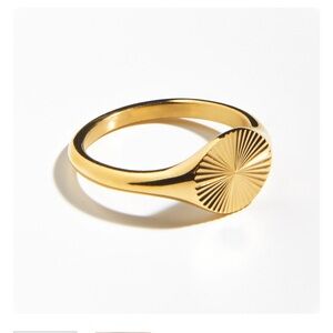 Starburst Signet Ring